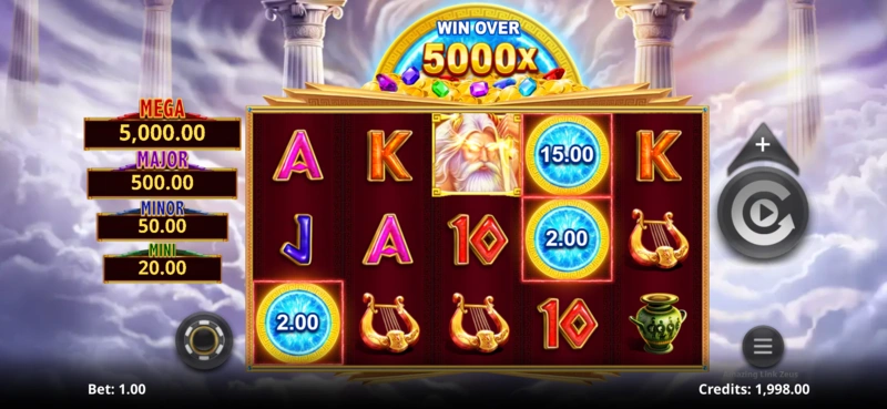 Amazing Link Zeus slot demo